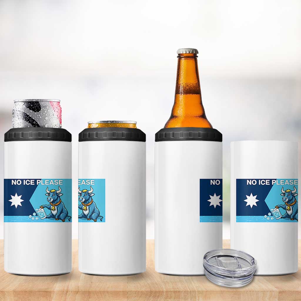 Funny Political Folklore Babe The Blue Ox 4 in 1 Can Cooler Tumbler No Ice Please