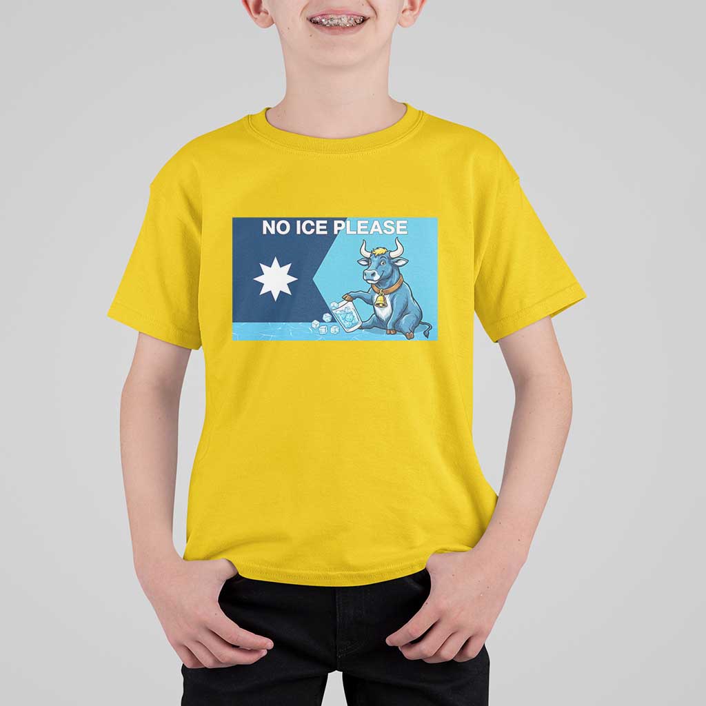 Funny Political Folklore Babe The Blue Ox T Shirt For Kid No Ice Please