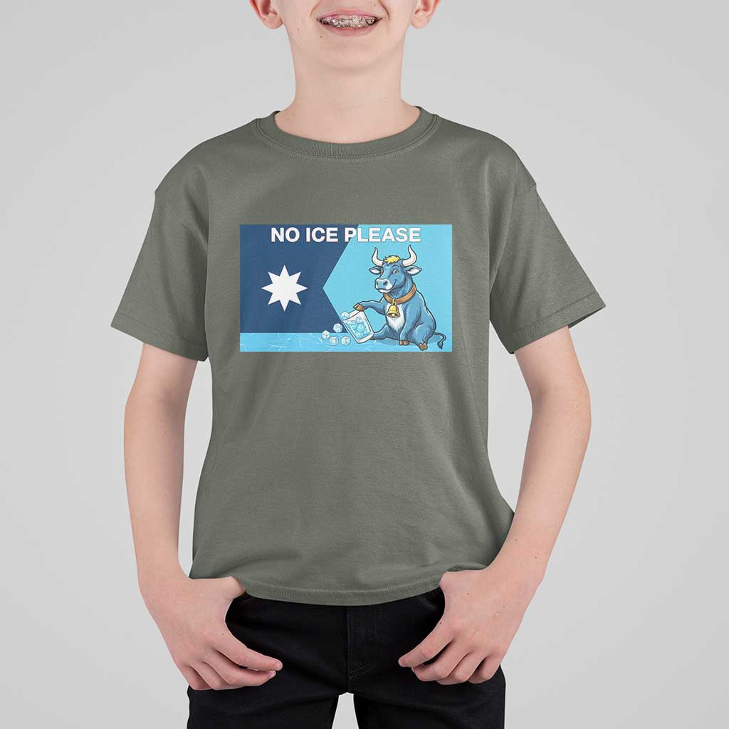 Funny Political Folklore Babe The Blue Ox T Shirt For Kid No Ice Please