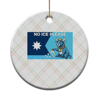 Funny Political Folklore Babe The Blue Ox Ceramic Ornament No Ice Please