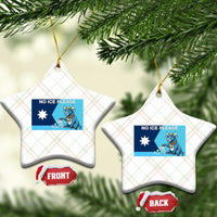 Funny Political Folklore Babe The Blue Ox Ceramic Ornament No Ice Please