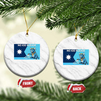 Funny Political Folklore Babe The Blue Ox Ceramic Ornament No Ice Please