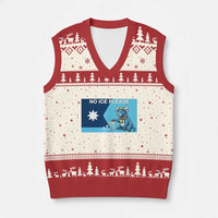 Funny Political Folklore Babe The Blue Ox V-Neck Knit Sweater Vest No Ice Please