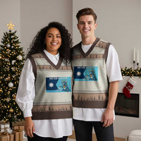 Funny Political Folklore Babe The Blue Ox V-Neck Knit Sweater Vest No Ice Please