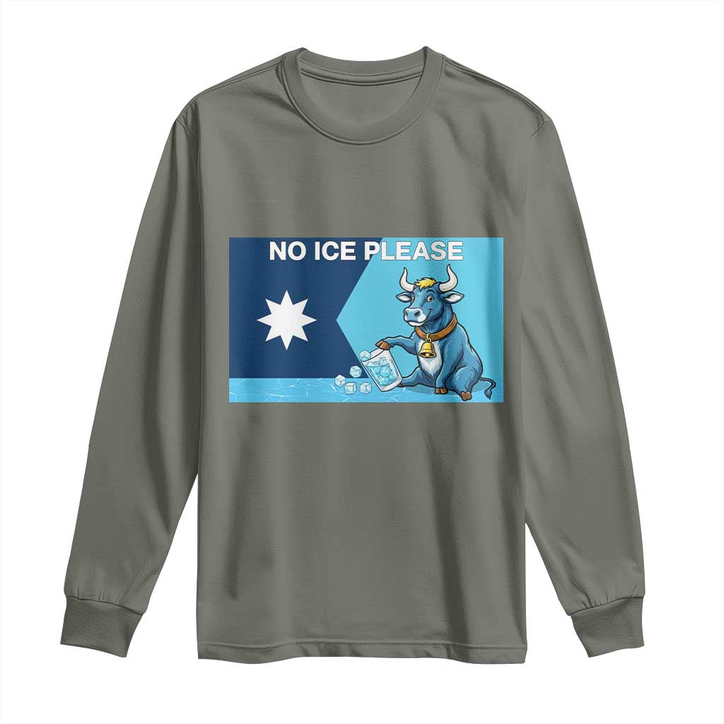 Funny Political Folklore Babe The Blue Ox Long Sleeve Shirt No Ice Please