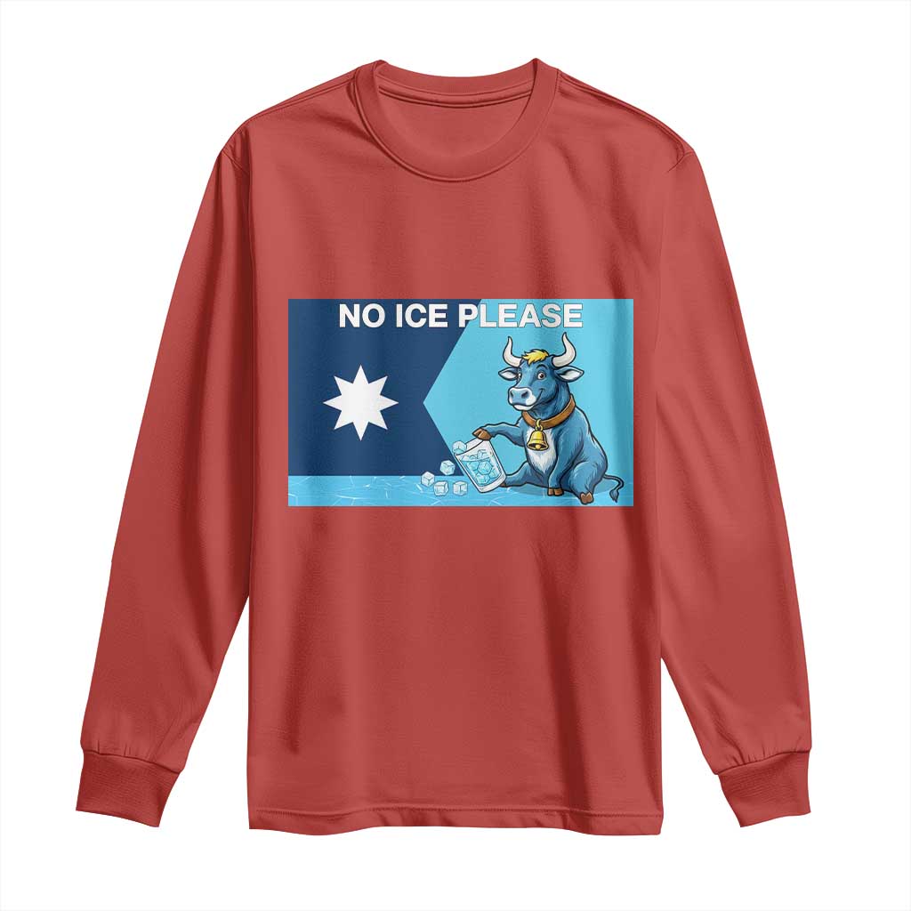 Funny Political Folklore Babe The Blue Ox Long Sleeve Shirt No Ice Please