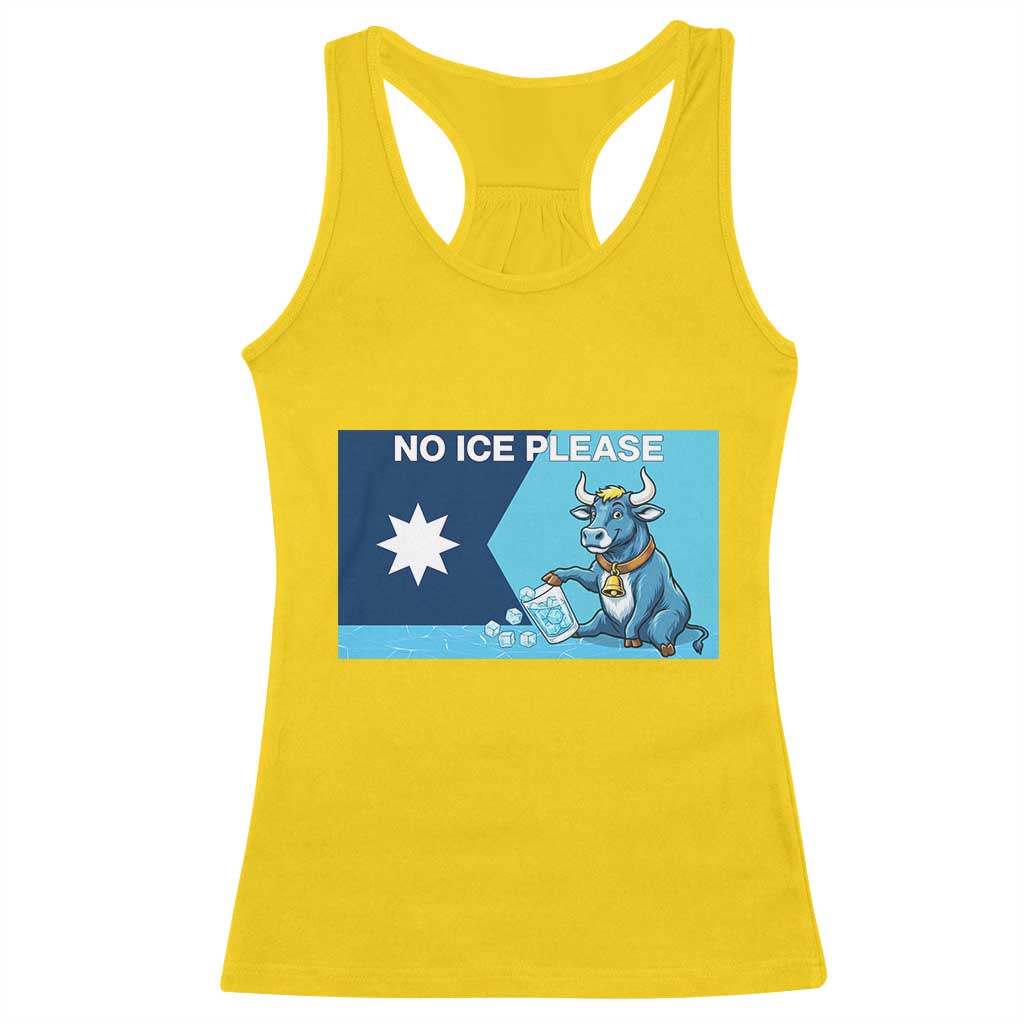 Funny Political Folklore Babe The Blue Ox Racerback Tank Top No Ice Please