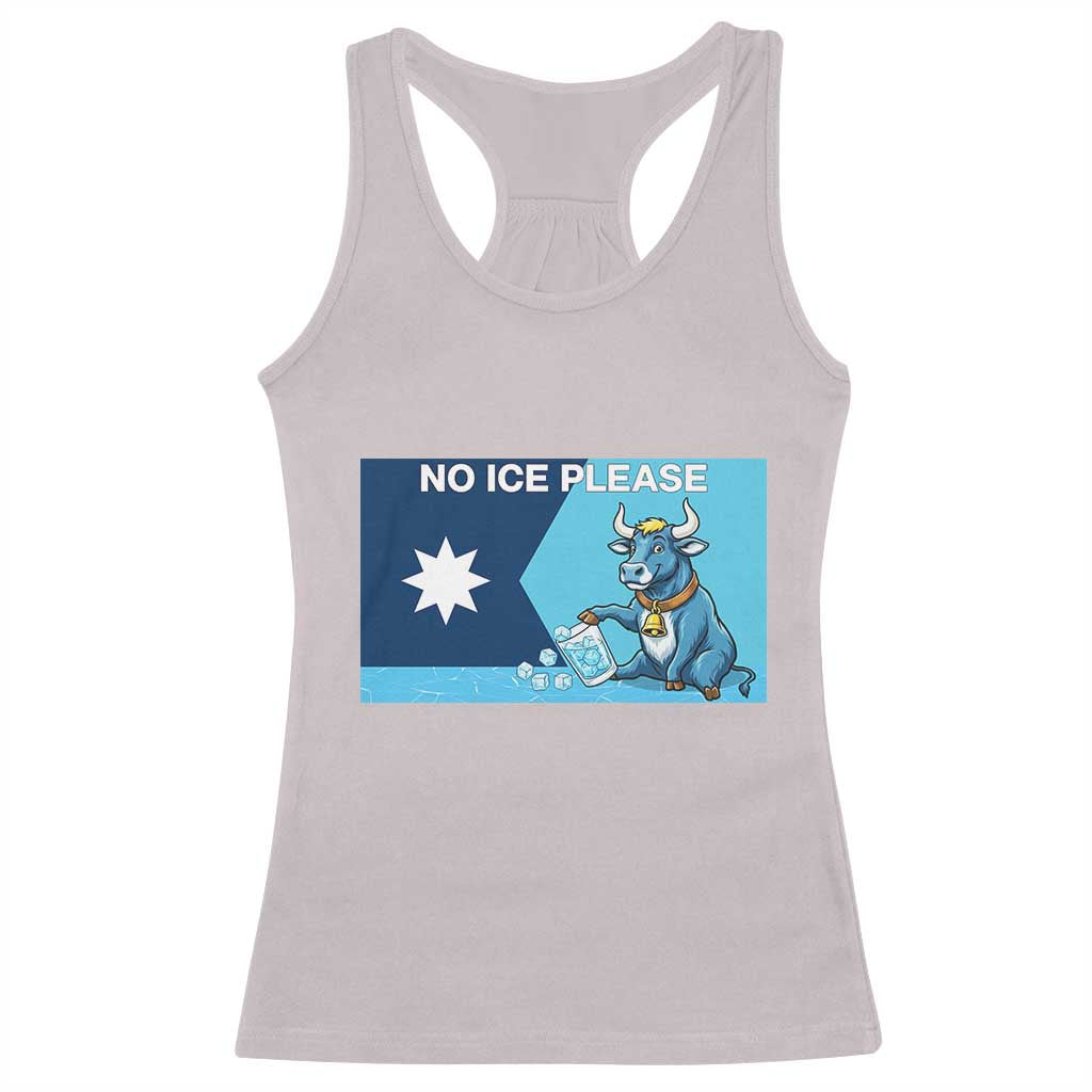 Funny Political Folklore Babe The Blue Ox Racerback Tank Top No Ice Please