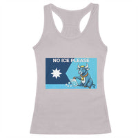Funny Political Folklore Babe The Blue Ox Racerback Tank Top No Ice Please