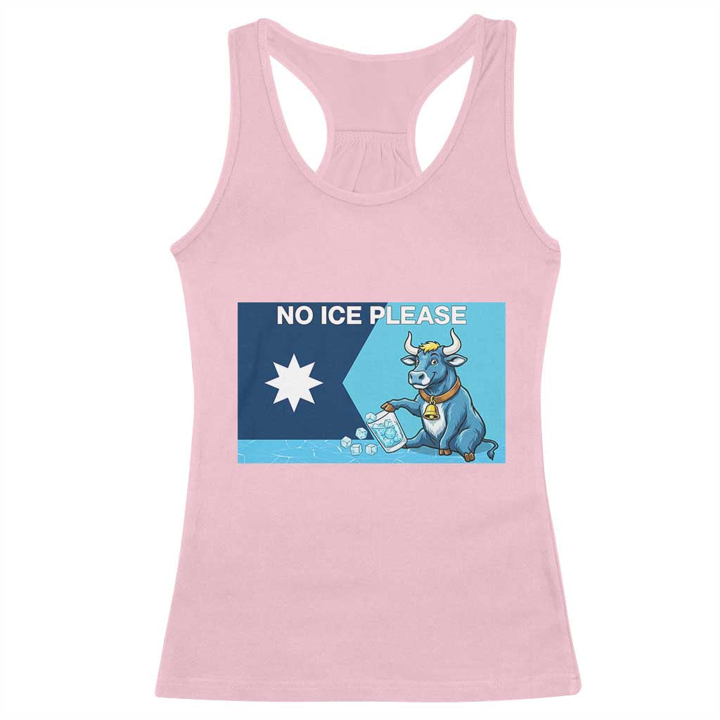 Funny Political Folklore Babe The Blue Ox Racerback Tank Top No Ice Please