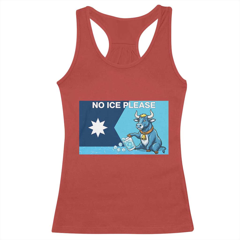 Funny Political Folklore Babe The Blue Ox Racerback Tank Top No Ice Please