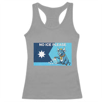 Funny Political Folklore Babe The Blue Ox Racerback Tank Top No Ice Please
