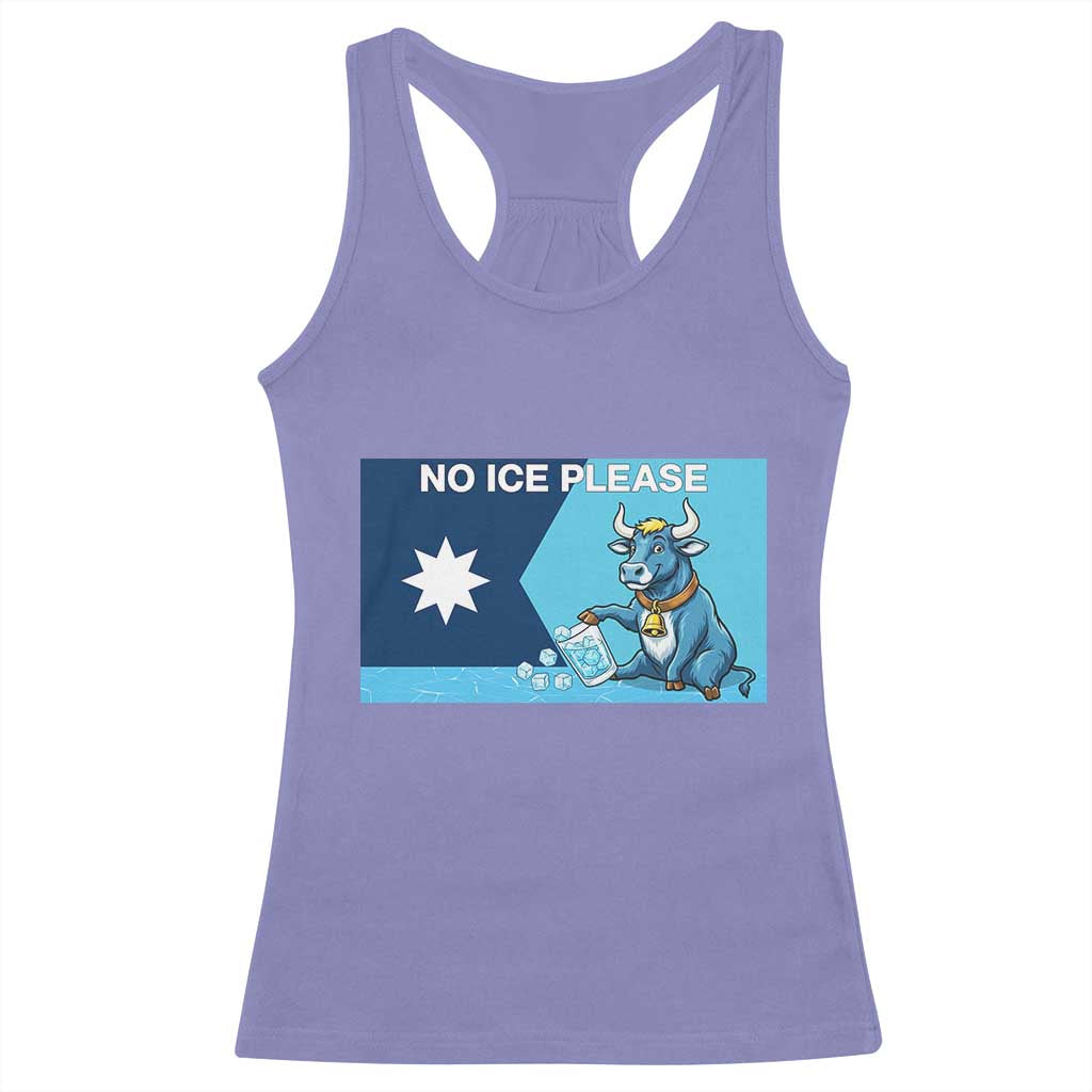 Funny Political Folklore Babe The Blue Ox Racerback Tank Top No Ice Please