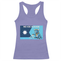 Funny Political Folklore Babe The Blue Ox Racerback Tank Top No Ice Please
