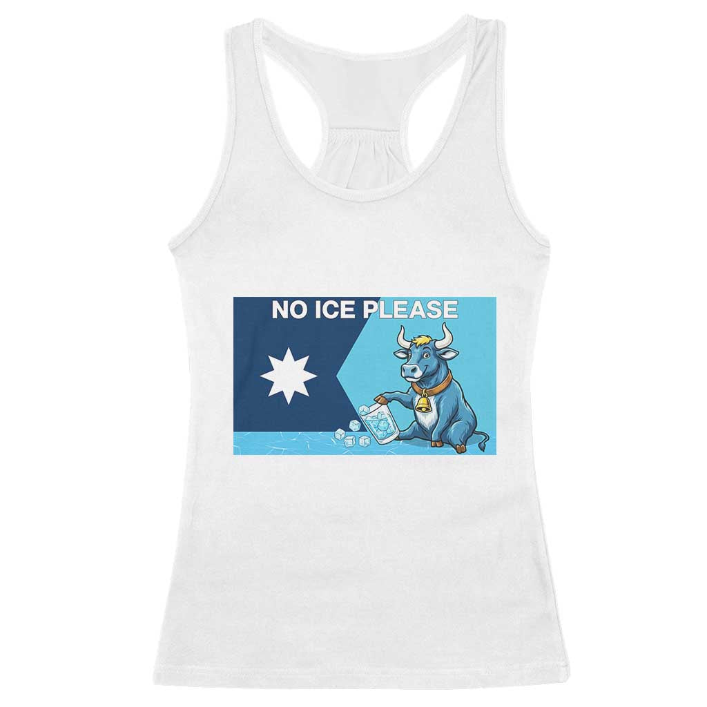 Funny Political Folklore Babe The Blue Ox Racerback Tank Top No Ice Please
