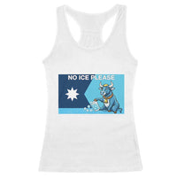 Funny Political Folklore Babe The Blue Ox Racerback Tank Top No Ice Please