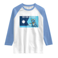 Funny Political Folklore Babe The Blue Ox Raglan Shirt No Ice Please