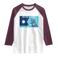 Funny Political Folklore Babe The Blue Ox Raglan Shirt No Ice Please