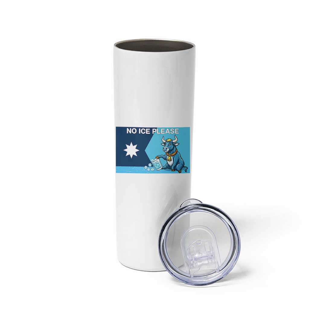 Funny Political Folklore Babe The Blue Ox Skinny Tumbler No Ice Please