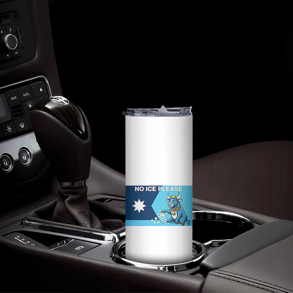 Funny Political Folklore Babe The Blue Ox Skinny Tumbler No Ice Please