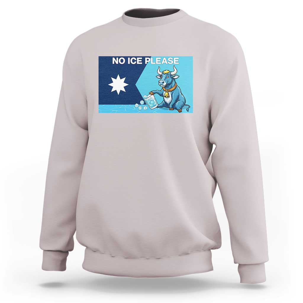 Funny Political Folklore Babe The Blue Ox Sweatshirt No Ice Please