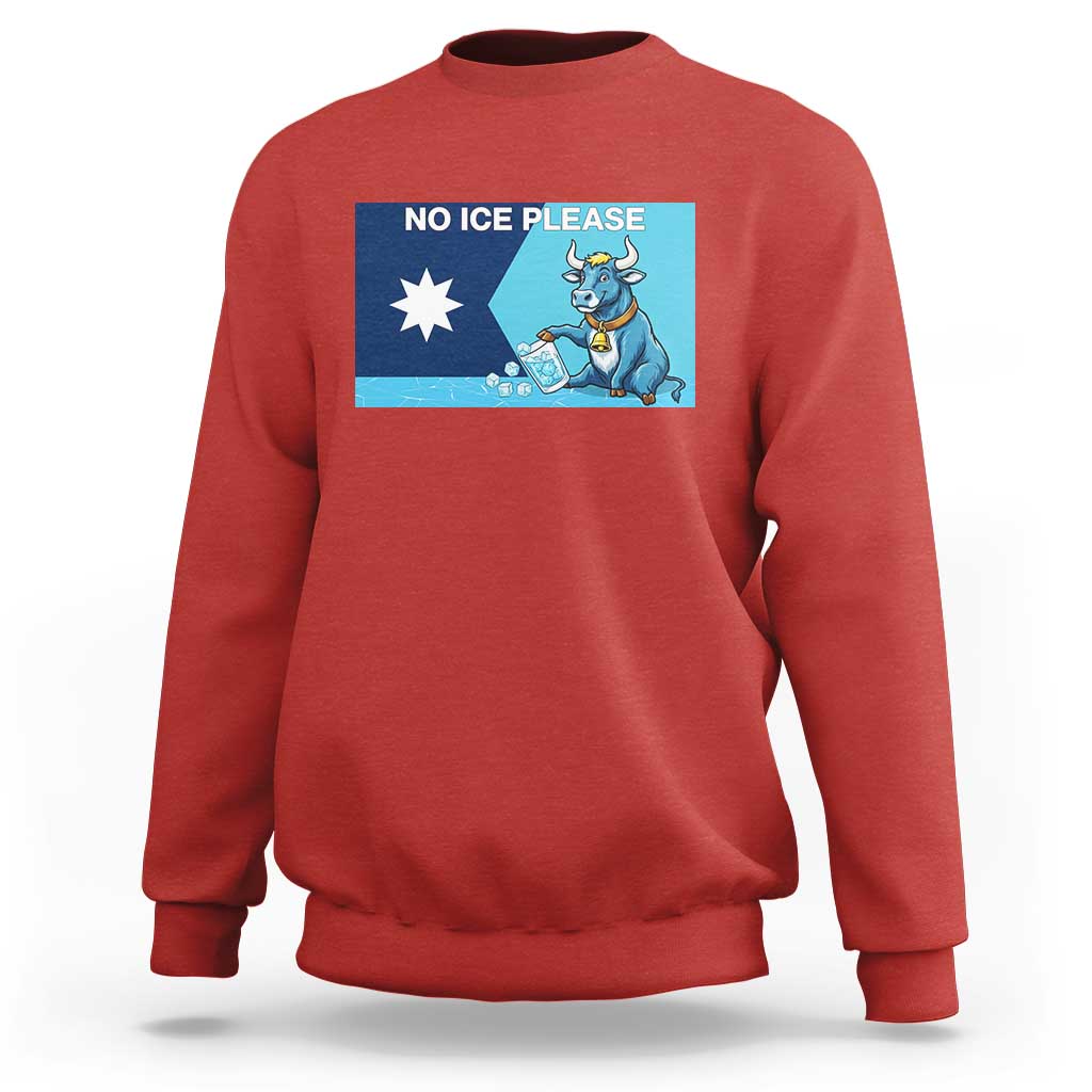 Funny Political Folklore Babe The Blue Ox Sweatshirt No Ice Please
