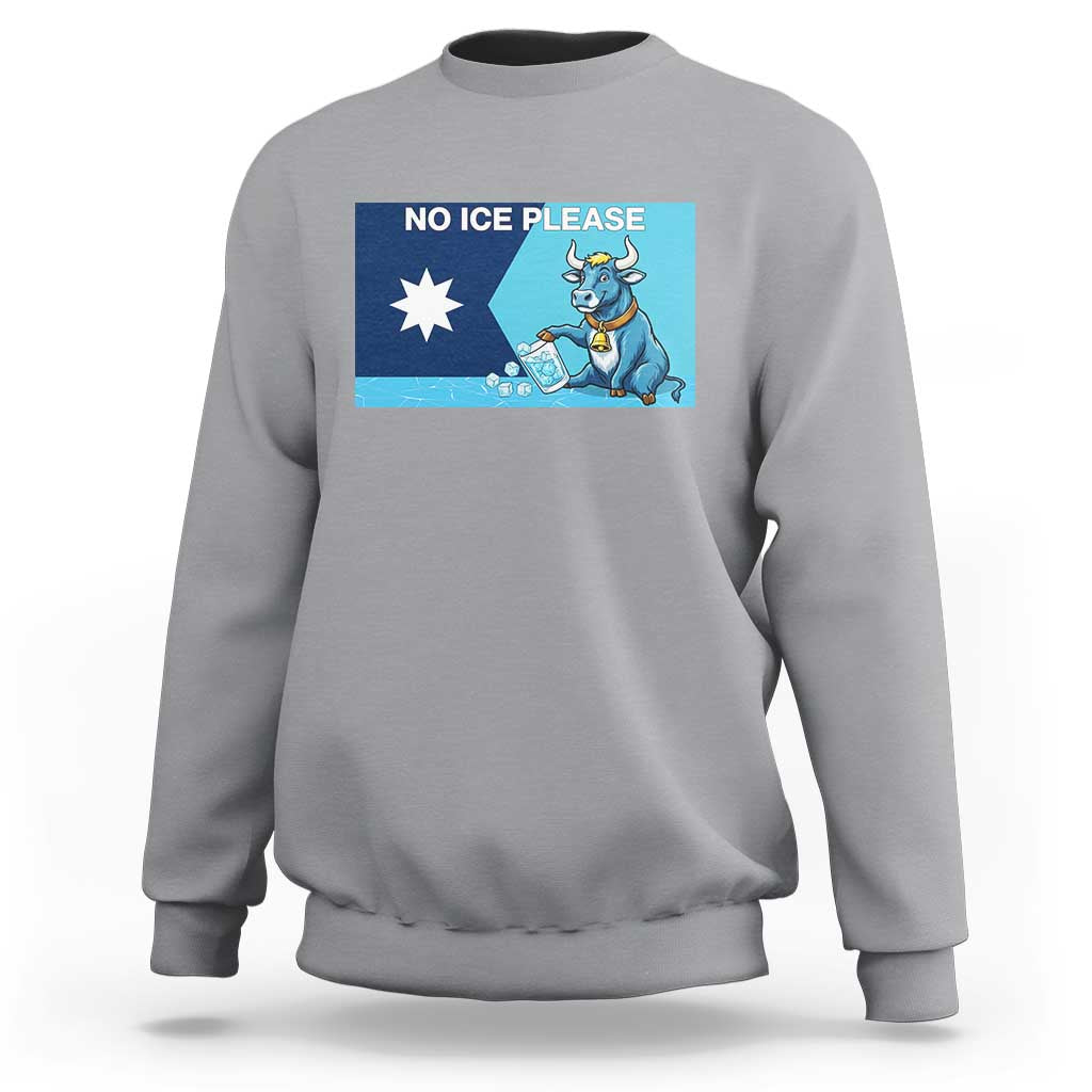 Funny Political Folklore Babe The Blue Ox Sweatshirt No Ice Please