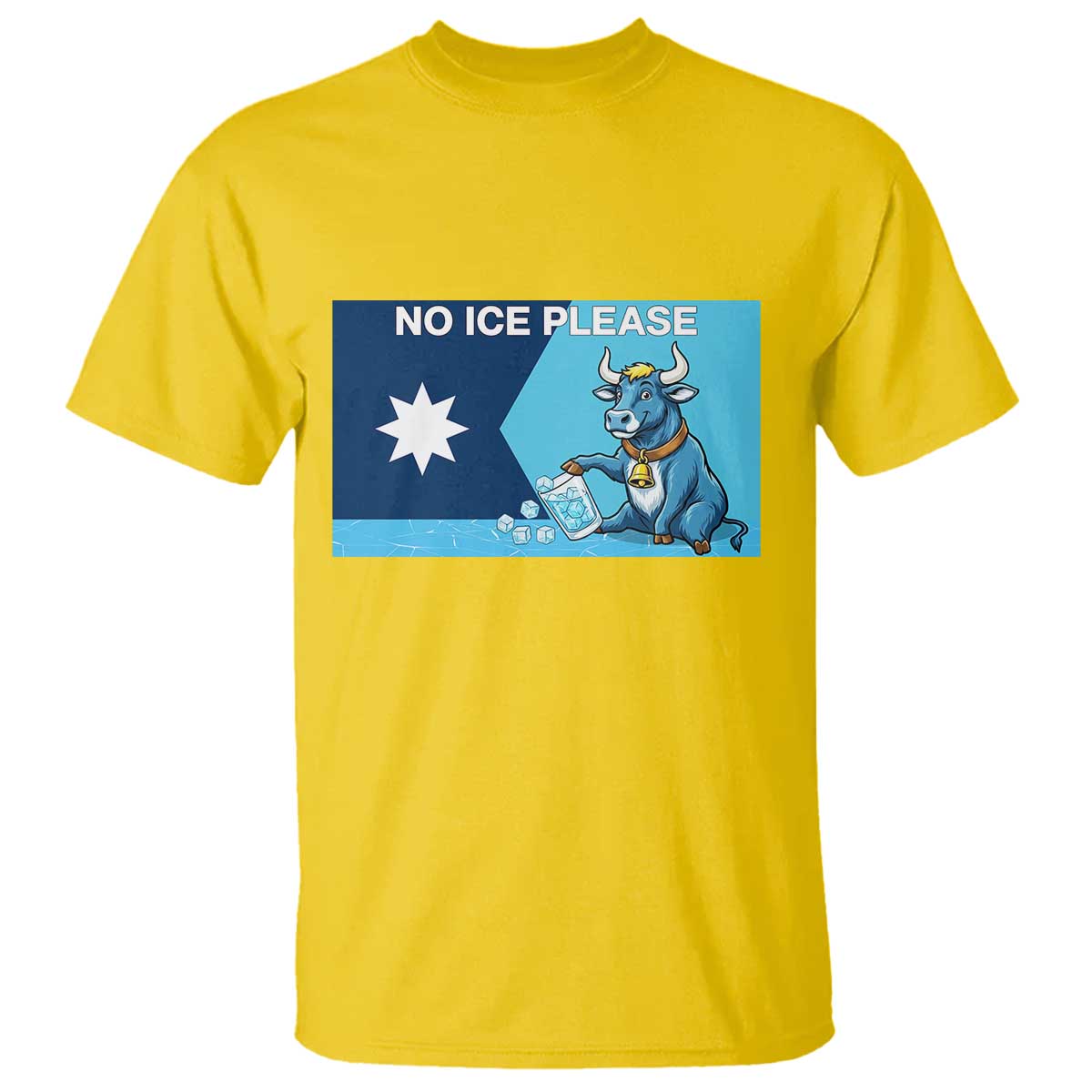 Funny Political Folklore Babe The Blue Ox T Shirt No Ice Please