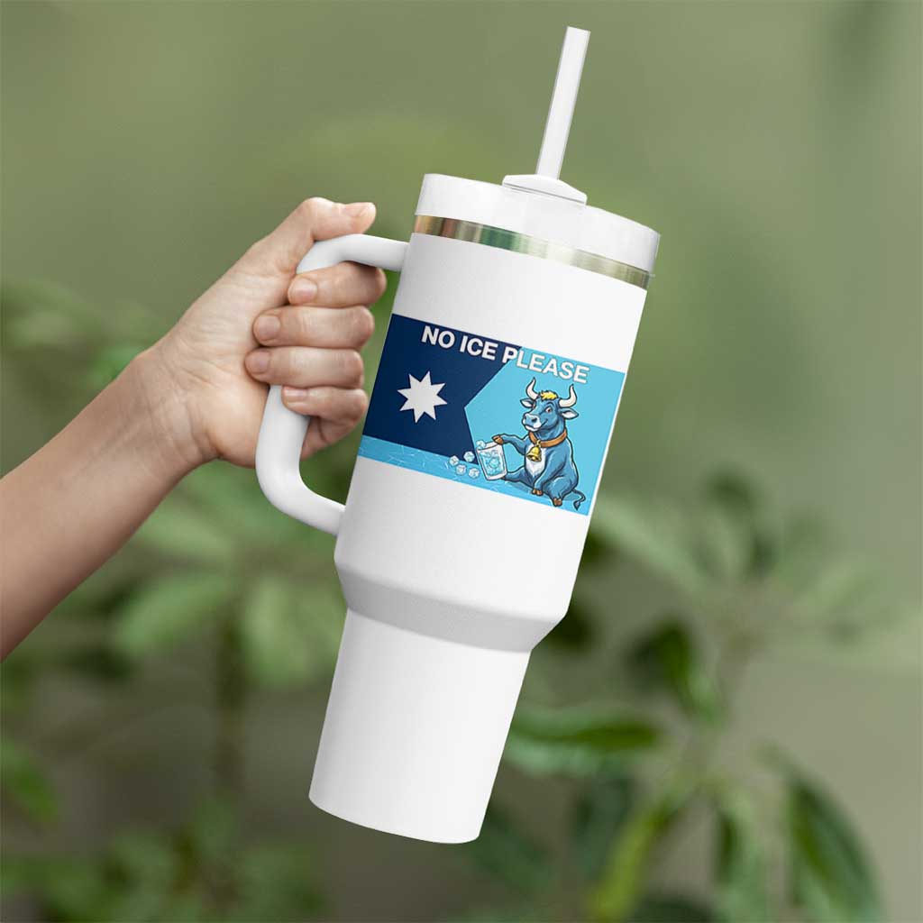 Funny Political Folklore Babe The Blue Ox Tumbler With Handle No Ice Please