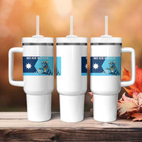 Funny Political Folklore Babe The Blue Ox Tumbler With Handle No Ice Please