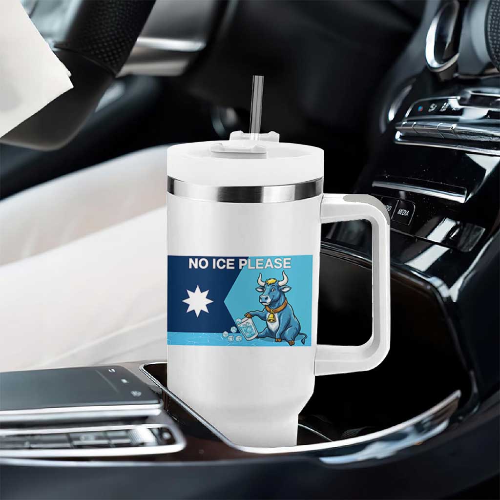 Funny Political Folklore Babe The Blue Ox Tumbler With Handle No Ice Please