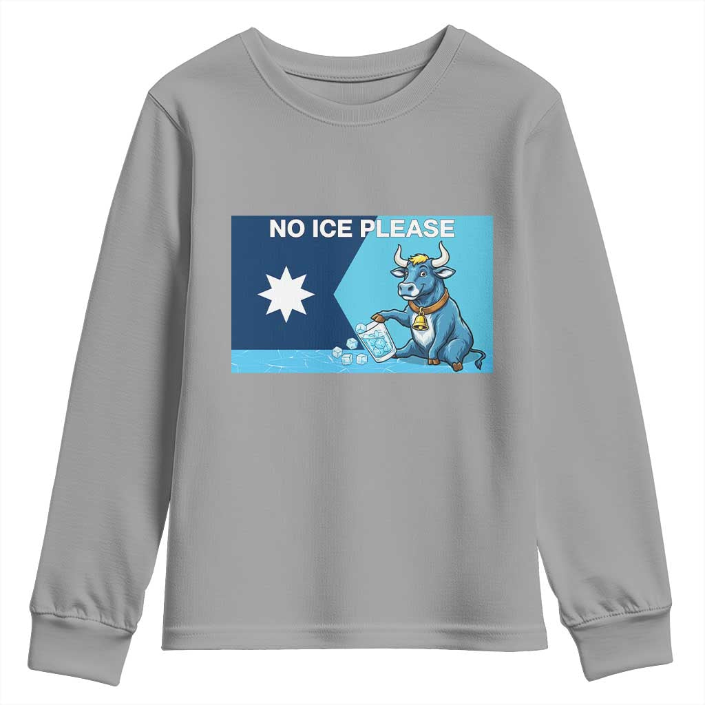 Funny Political Folklore Babe The Blue Ox Youth Sweatshirt No Ice Please