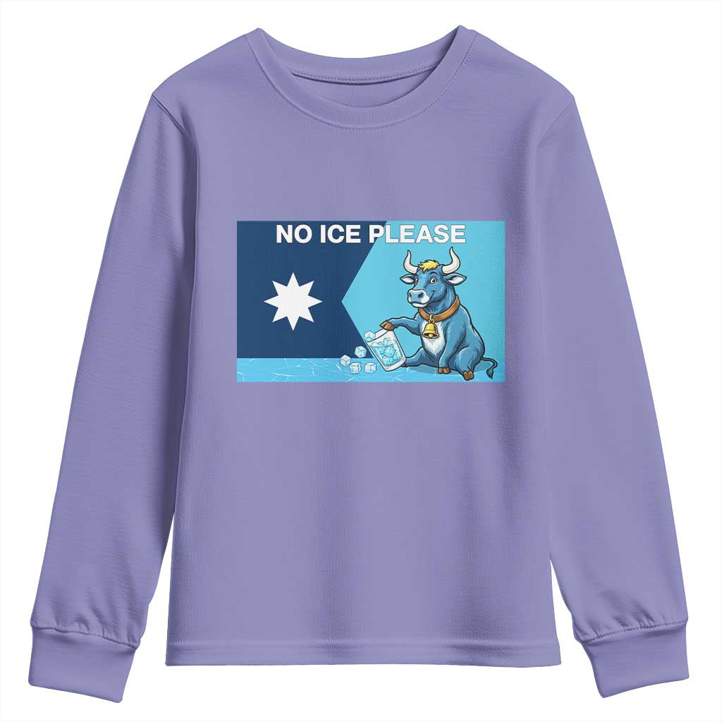 Funny Political Folklore Babe The Blue Ox Youth Sweatshirt No Ice Please