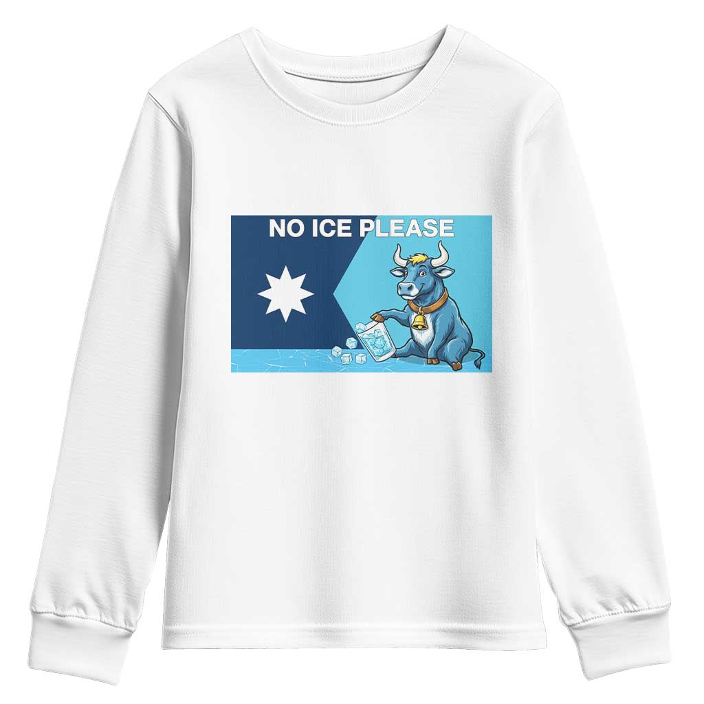 Funny Political Folklore Babe The Blue Ox Youth Sweatshirt No Ice Please
