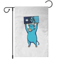 Funny Minnesota Folklore Babe The Blue Ox Garden Flag Ice Out