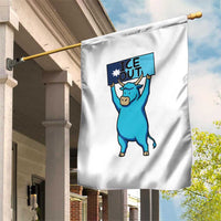 Funny Minnesota Folklore Babe The Blue Ox Garden Flag Ice Out