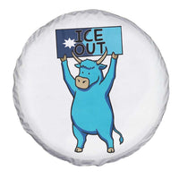 Funny Minnesota Folklore Babe The Blue Ox Spare Tire Cover Ice Out