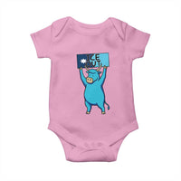 Funny Minnesota Folklore Babe The Blue Ox Baby Onesie Ice Out