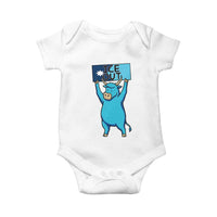 Funny Minnesota Folklore Babe The Blue Ox Baby Onesie Ice Out