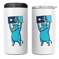 Funny Minnesota Folklore Babe The Blue Ox 4 in 1 Can Cooler Tumbler Ice Out