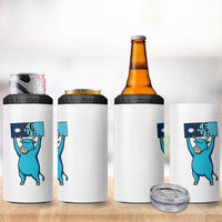 Funny Minnesota Folklore Babe The Blue Ox 4 in 1 Can Cooler Tumbler Ice Out