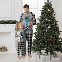 Funny Minnesota Folklore Babe The Blue Ox Plaid Pajama Set Ice Out