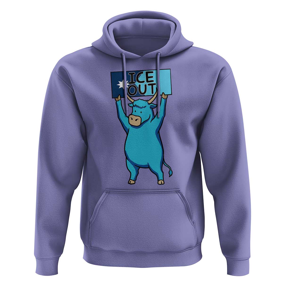Funny Minnesota Folklore Babe The Blue Ox Hoodie Ice Out