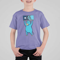 Funny Minnesota Folklore Babe The Blue Ox T Shirt For Kid Ice Out