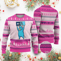Funny Minnesota Folklore Babe The Blue Ox Ugly Christmas Sweater Ice Out