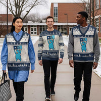Funny Minnesota Folklore Babe The Blue Ox V-Neck Knit Sweater Vest Ice Out