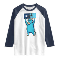 Funny Minnesota Folklore Babe The Blue Ox Raglan Shirt Ice Out