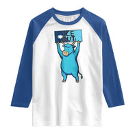 Funny Minnesota Folklore Babe The Blue Ox Raglan Shirt Ice Out