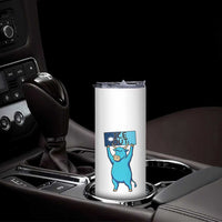 Funny Minnesota Folklore Babe The Blue Ox Skinny Tumbler Ice Out