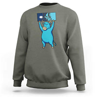 Funny Minnesota Folklore Babe The Blue Ox Sweatshirt Ice Out